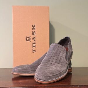 Trask Gray Suede Men's Loafers